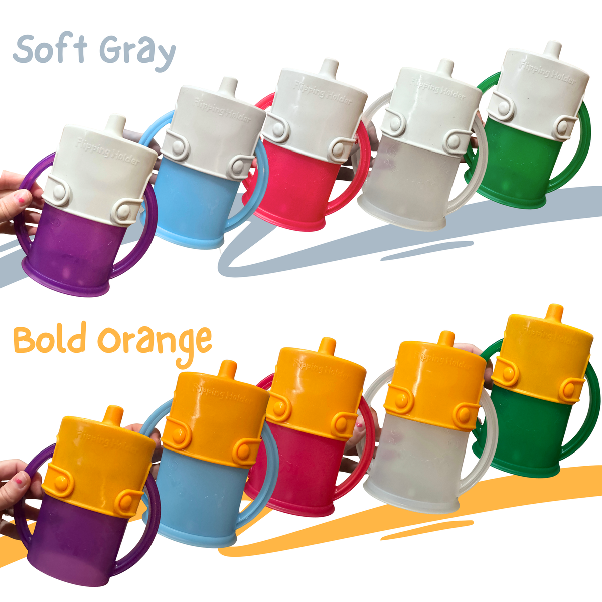5-Pack Flipping Holder Classic | Food Pouch, Juice Box, Juice Pouch Holders